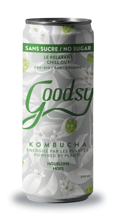 Kombucha - Relaxant (houblon sans sucre) cannettes 33 cl