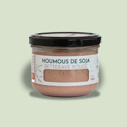 Houmous de Soja  : Betterave rouge 190 gr