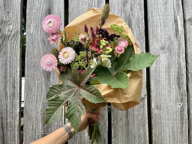 Fleurs du moment - bouquet composé
