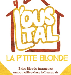 Bière 'p'tit blonde' 5 % Vol. (grande) +30cts consigne