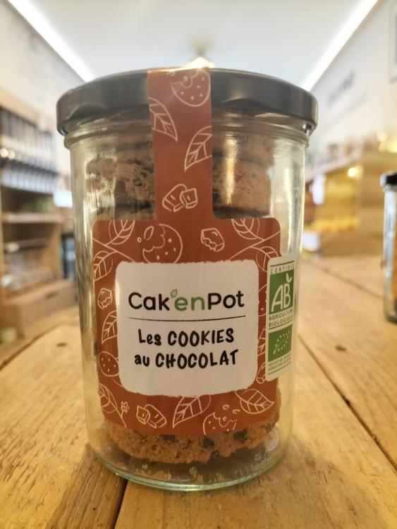 Cookies au chocolat en pot sous vide