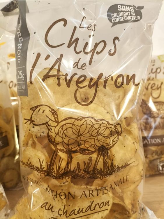 Chips de l'Aveyron au poivre noir