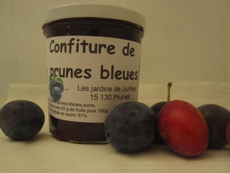 Confiture de prunes bleues