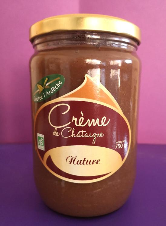 Crème de châtaigne nature 750 gr