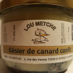 GÉSIER DE CANARD CONFIT