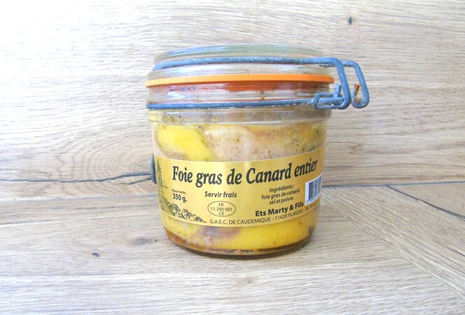 Foie gras de canard entier 350g
