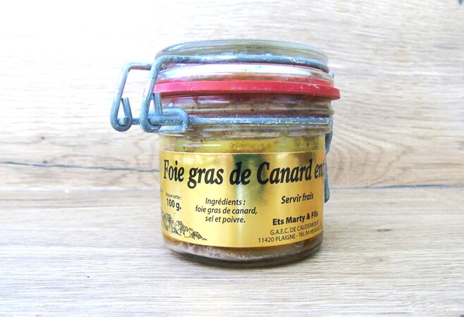 Foie gras de canard entier 100g