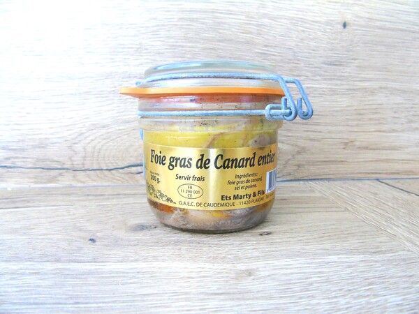 Foie gras de canard entier 200g
