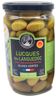 Olives Lucques vertes 420g