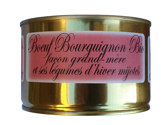 Boeuf Bourguignon Bio façon grand-mère aux légumes d'hiver mitonnés - 450g