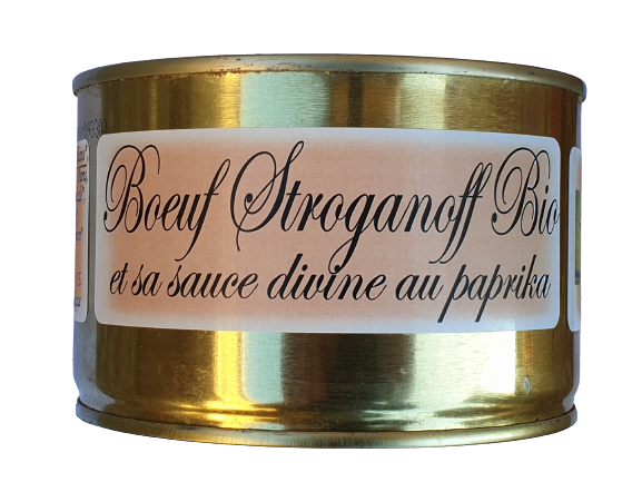 Boeuf Stroganoff Bio, sauce divine au paprika - 450g