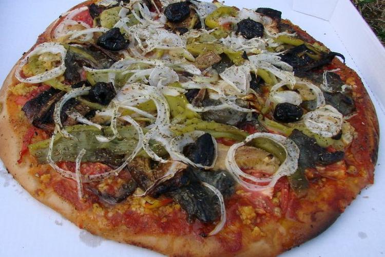 Pizza Végétalienne