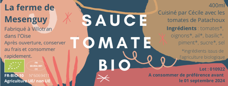 Sauce tomate BIO