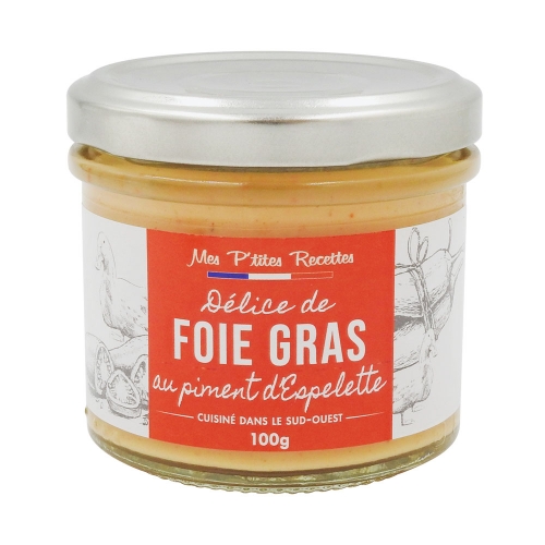 Délice de foie gras de canard au piment d'Espelette