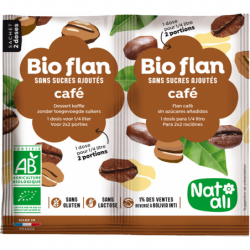Bio flan Café non sucré 2x 1/4L