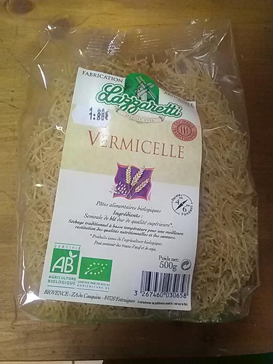Vermicelle (pâtes blanches)