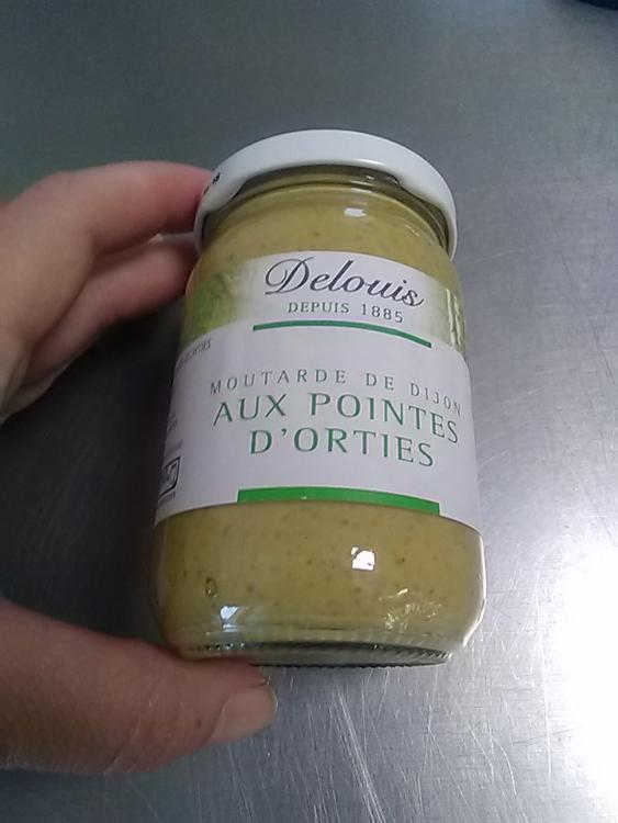Moutarde de Dijon DELOUIS aux pointes d'orties
