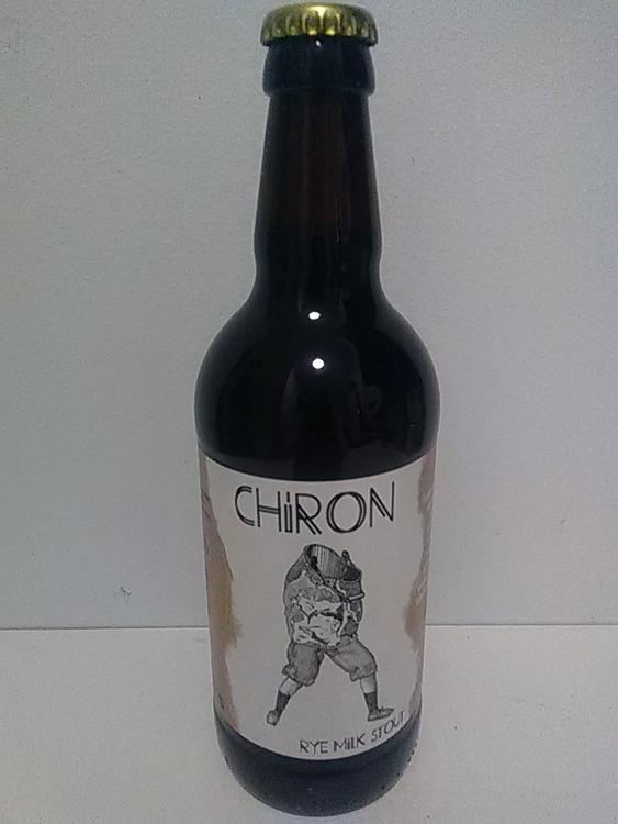 Bière CHIRON  Rye milk stout 6%