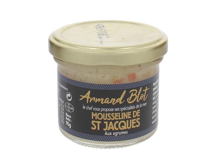 Mousseline de St Jacques aux agrumes
