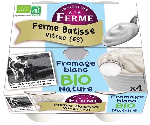 Fromage blanc Bio Nature 4x100g