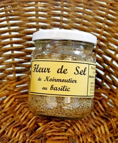 Fleur de sel arômatisée basilic
