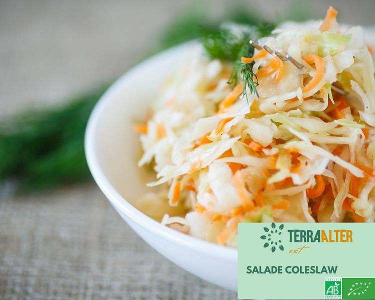 Salade coleslaw bio [carotte, chou blanc] 400g