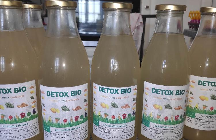 DETOX BIO - citron,gingembre,thym 1L