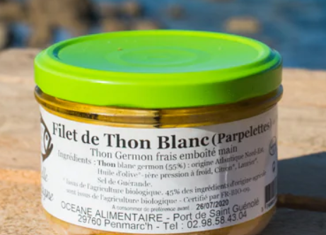 parpelettes (filets) de thon blanc germon à l’huile d’olive - 200g