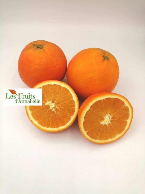 Orange de Table variété Naveline BIOVERGEL d'Espagne (3 pièces)