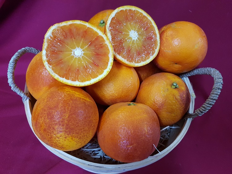 Orange Sanguinelli (1/2 Sanguine) d'Espagne (4 pièces)