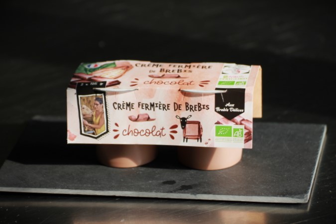 Crème chocolat - 4 pots de  125 g
