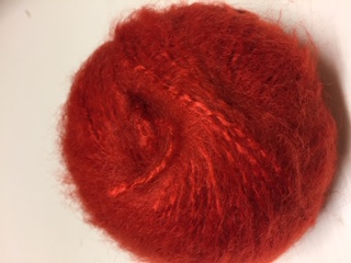 Fils à tricoter gamme "caresse" couleur rubis