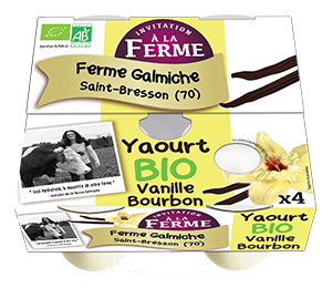 yaourt bio vanille Invitation à la ferme