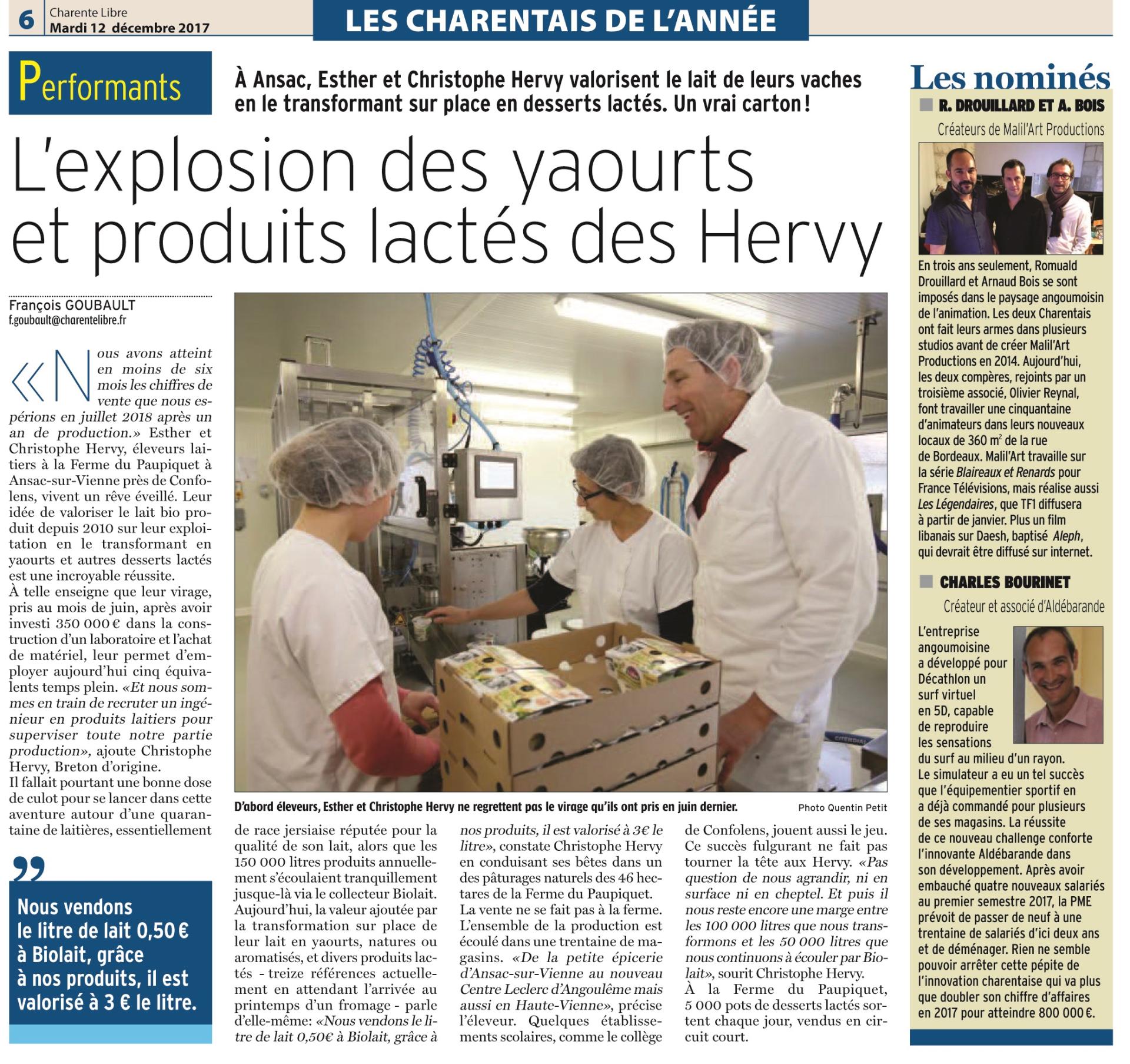 Article - Charente Libe