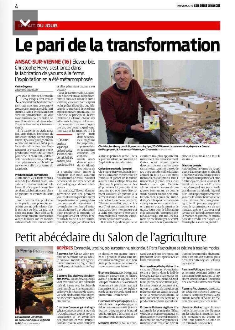 Article - Sud Ouest