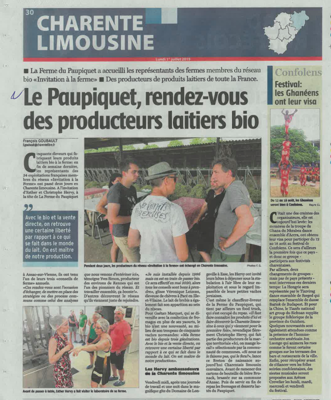 Article - Charente Libre