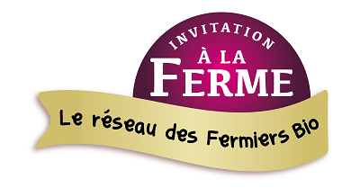 Logo Invitation à la Ferme, le réseau des fermiers bio