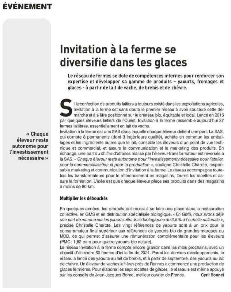 Article - AGRA Alimentation