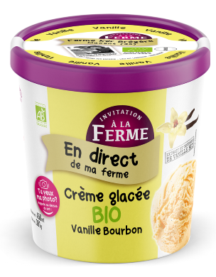 Crème glacée vanille Bourbon