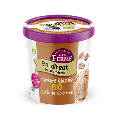 Crème glacée café bio - Invitation à la Ferme