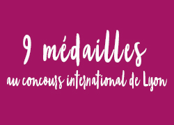 9 médailles au Concours International de Lyon 2023 ! - 24.11.2023