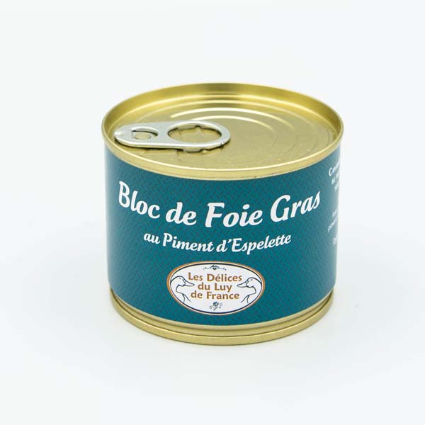 Bloc de Foie gras au piment d'Espelette