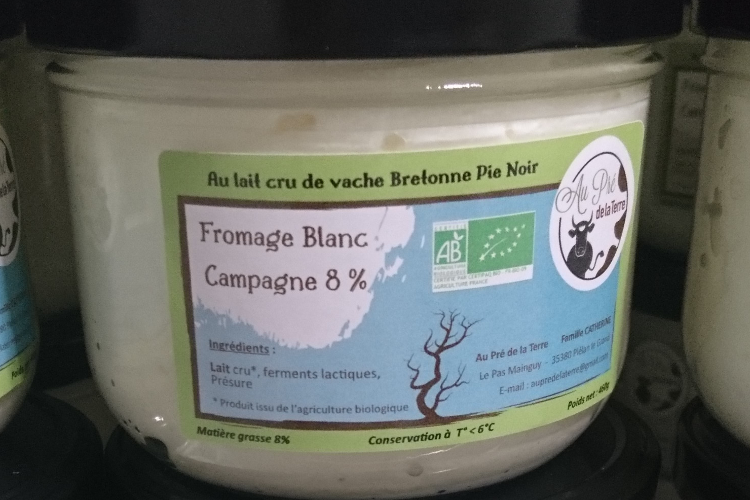 Fromage blanc lissé 8 %