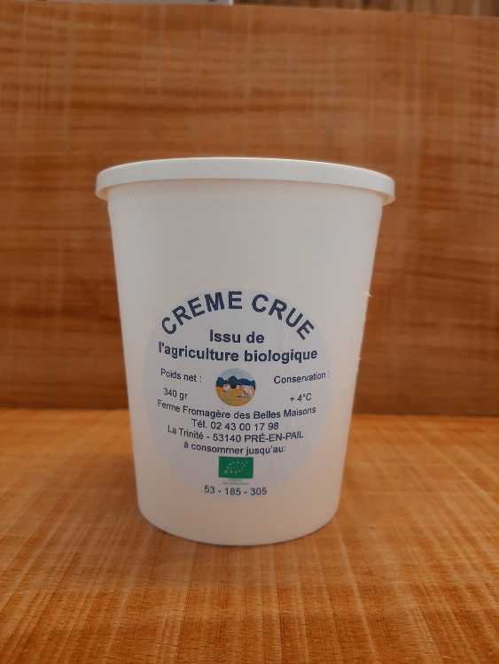 Crème crue - Ferme fromagère du Pays de Pail