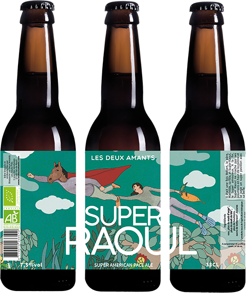 Super Raoul Super American Pale Ale 7.5° 8x33cl-SARL Brasserie les Deux Amants- retiré