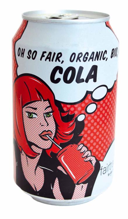 Canette de Cola biologique, 33 cl