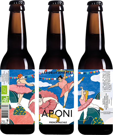 Aponi - French Pale Ale 5,3° 3x33cl-SARL Brasserie les Deux Amants- retiré