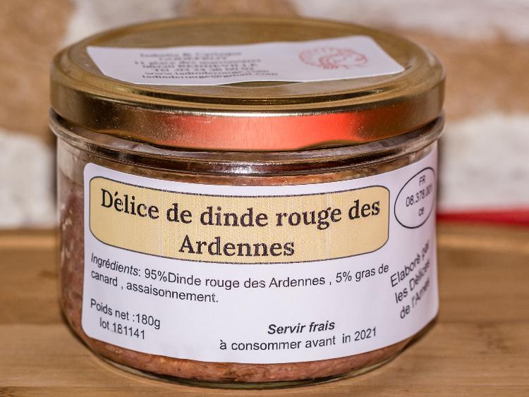 Délice de dinde rouge des Ardennes 180g