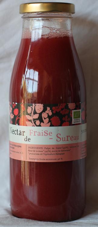 Nectar de fraise - sureau