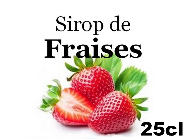 Sirop Fraise 25cl